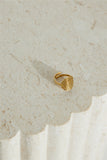 18k Gold Plated Golden Moon Ring Gold