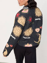 Load image into Gallery viewer, Unique Reversible Sun Print Oversized Jacket