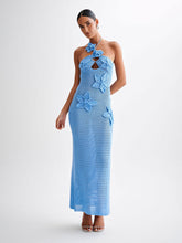 Load image into Gallery viewer, Kyla Floral Crochet Maxi Dress