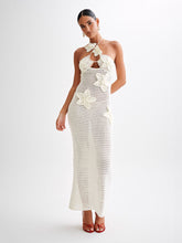 Load image into Gallery viewer, Kyla Floral Crochet Maxi Dress