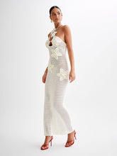 Load image into Gallery viewer, Kyla Floral Crochet Maxi Dress