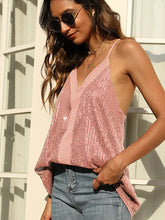 Load image into Gallery viewer, Sparkly Sequin Camisole Top