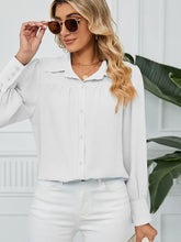 Load image into Gallery viewer, Chiffon Loose-Fit Button-Up Shirt