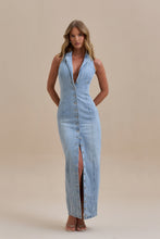 Load image into Gallery viewer, Maxi Dress | Mid Wash Denim