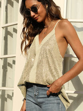Load image into Gallery viewer, Sparkly Sequin Camisole Top