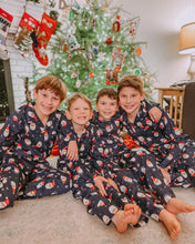 Load image into Gallery viewer, Santa Hooded Onesies Family Matching Pajamas