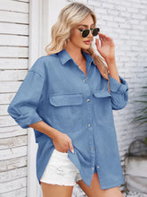 Load image into Gallery viewer, Spring Loose-Fit Long Sleeve Denim Shirt