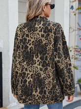 Načíst obrázek do prohlížeče Galerie, Spring Loose-Fit Leopard Print Denim Jacket