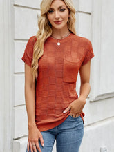 Load image into Gallery viewer, Checkered Knit Casual Sweater