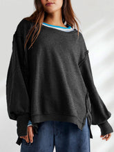 Load image into Gallery viewer, Round Neck Sports Sweatshirt