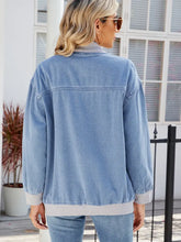 Načíst obrázek do prohlížeče Galerie, Trendy Zip-Up Denim Baseball Jacket