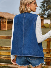 Načíst obrázek do prohlížeče Galerie, Trendy Denim Vest with Heart Buttons