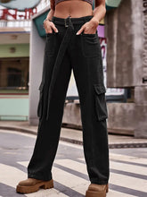 Load image into Gallery viewer, Trendy Urban Hip-Hop Denim Cargo Pants