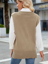 Load image into Gallery viewer, V-Neck Slim Knit Vest