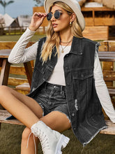 Načíst obrázek do prohlížeče Galerie, Trendy Summer Denim Vest Sleeveless Top