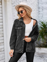 Načíst obrázek do prohlížeče Galerie, Oversized Mid-Length Casual Denim Jacket