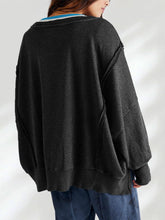 Indlæs billede til gallerivisning Round Neck Sports Sweatshirt