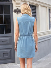 Load image into Gallery viewer, Adjustable Lightweight Denim Dress