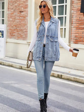Načíst obrázek do prohlížeče Galerie, Trendy Sleeveless Denim Vest Summer Fashion