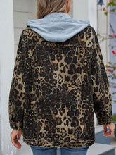 Load image into Gallery viewer, Vintage Loose Hooded Denim Jacket Top