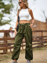Load image into Gallery viewer, Vintage Street Style Drawstring Cargo Joggers