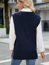 Load image into Gallery viewer, V-Neck Slim Knit Vest