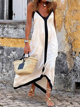 Carregar imagem no visualizador da galeria, Colorblock Suspender Midi Dress