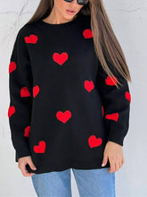 Load image into Gallery viewer, Heart Knit Sweatshirt