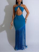 Görseli Galeri görüntüleyiciye yükleyin, Coastal Rhythm Fringes Maxi Dress