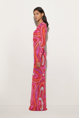 Marm Chiffon Maxi Dress