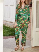 Load image into Gallery viewer, Green Constellation Print Pajama Set