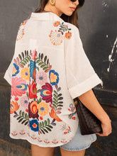 Load image into Gallery viewer, Carla Floral Print Short-Sleeved Shirt