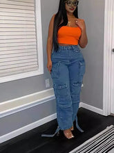 Load image into Gallery viewer, Trendy Multi-Pocket Denim