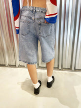 Indlæs billede til gallerivisning Light Blue Denim Sparkling Shorts