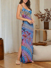 Carica l&#39;immagine nel visualizzatore di Gallery, Vacay-Mode Tie Dye Spandex Maxi Dress