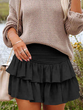 Indlæs billede til gallerivisning Classic Oversized Knit Batwing And Ruffled Mini Skirt