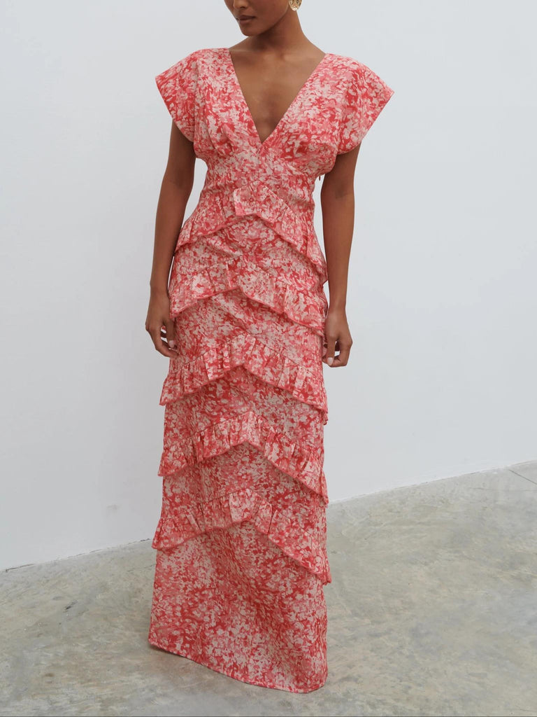 Tamsin Ruffle Maxi Dress