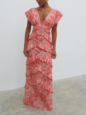 Tamsin Ruffle Maxi Dress