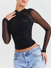 Lataa kuva Galleria-katseluun, Mesh Layered Top