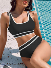 Load image into Gallery viewer, Sports Vest Tank Top Swimsuit