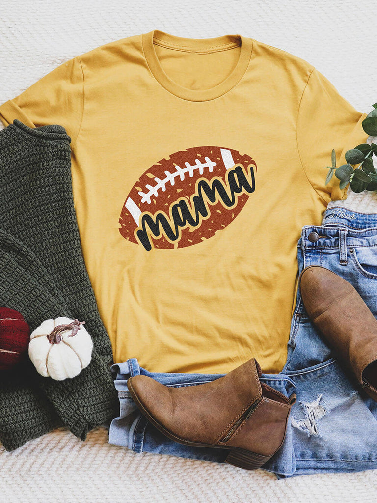 Football Mama  T-shirt