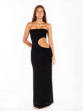 Laden Sie das Bild in den Galerie-Viewer, Shimmering Cut-Out Sleeveless Maxi Dress