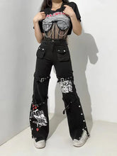 Load image into Gallery viewer, Street Style Printed Jeans