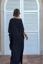 Load image into Gallery viewer, Flowing Asymmetric Caftan With Belt