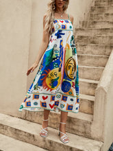 Load image into Gallery viewer, Printed Sleeveless Vacay Dress