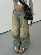 Load image into Gallery viewer, Vintage Washed Denim Pants