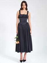 Lataa kuva Galleria-katseluun, Noreen Pleated Strap Puffy Maxi Dress