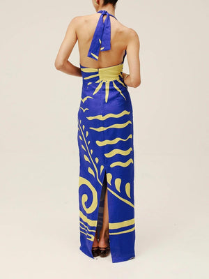 Dasha Halter-Style Maxi Dress