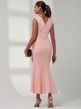 Load image into Gallery viewer, Mabruka Frill Fishtail Maxi Dress