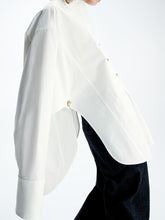 Load image into Gallery viewer, Statement Button Tuxedo Shirt &amp; Fringed Trim Pants